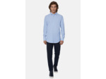 Chemise Bleu Clair En Nylon Extensible Coupe Slim
