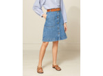 JUPE DENIM BOUTON