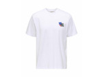 T-shirt Homme ONSFLEURI LIFE FLOWER RLX SS TEE Blanc
