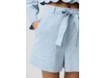 Short jean ceinturé