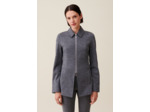Veste cintrée zippée grise