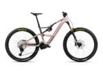 VTT tout suspendu électrique RISE LT M10 630W Rose du Désert/Carbone