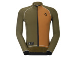 Maillot manches longues Homme RC PRO WARM REMIX Pain Marron/Vert Sapin