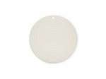 Dessous de plat rond 20cm en silicone meringue
