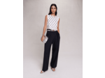 Pantalon large avec ceinture