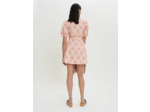 Robe en coton brodé