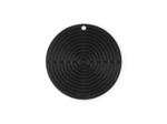 Dessous de plat rond 20cm en silicone noir jai
