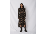 Robe à volants en jacquard imprimé