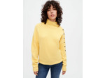 Pull en cachemire avec pressions dorés