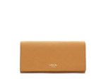 Lettrines de Lancel - Portefeuille long rabat - Camel