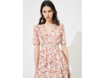 Robe maxi imprimée à volants