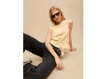 Top sans manches en tweed lurex