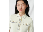 Pull à manches courtes style polo