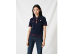 Pull à manches courtes style polo