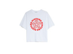 T-shirt avec print contrasté