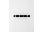Ceinture fine en suède double boucle