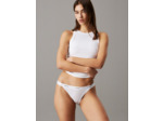 CULOTTE BIKINI EN COTON ÉLASTIQUE RIBBÉE