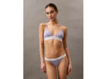 CULOTTE BIKINI EN COTON ÉLASTIQUE RIBBÉE