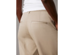 PANTALONS EN COTON ÉLASTIQUE SLIM TAPERED