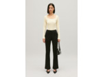 Pantalon tailleur noir