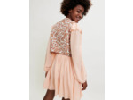 Veste sans manches en boutis imprimé