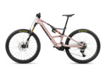 VTT tout suspendu électrique RISE LT M-TEAM 420W Rose du Désert/Carbone