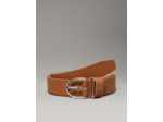 CEINTURE EN CUIR AVEC BOUCLE RONDE