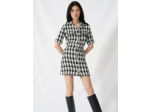 Robe courte façon tweed