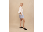Short bleu à rayures