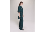 Pantalon large en tweed