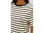 Tee-shirt marinière rayée bicolore