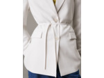 Blazer ajusté à nouer au dos ECOVERO