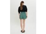 Short tailleur élastiqué