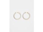 Boucles d'oreilles créoles à perles