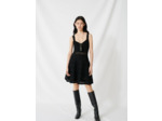 Robe patineuse en maille ajourée