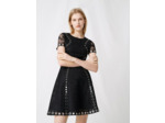 Robe patineuse à œillets et studs
