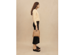 Gilet en maille effet tweed