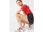 Sneakers W22 en mix matières