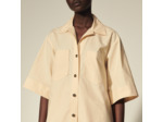 Chemise oversize en coton biologique