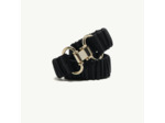 Ceinture élastiquée en cuir