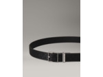 CEINTURE EN CUIR AVEC BOUCLE CARREE