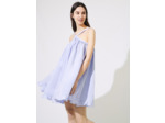 Robe baby-doll en taffetas