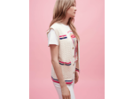 Cardigan sans manches en maille tressée