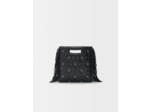 Sac M en cuir mattelassé et strass