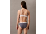 CULOTTE BIKINI EN COTON ÉLASTIQUE RIBBÉE