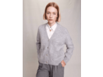 Cardigan à studs clover