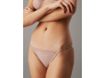 STRING BIKINI EN DENTELLE MESH TRANSPARENTE
