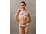 STRING THONG EN COTON ÉLASTIQUE RIBBÉ