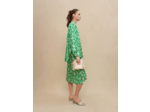 Chemise satinée imprimée