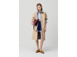 Trench mi-long droit